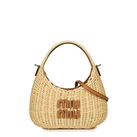 miu miu woven bag|miu bag outlet.